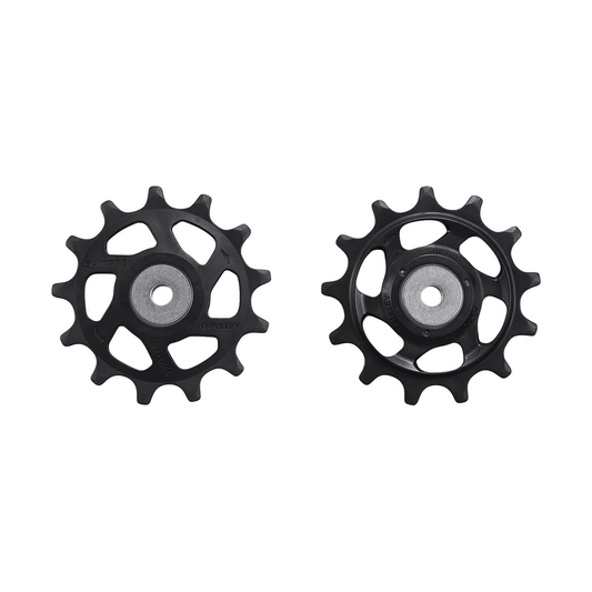 Roldanas de cambio trasero de 12 velocidades SHIMANO XT RD-M8100/M8120 — pieza sobre fondo blanco