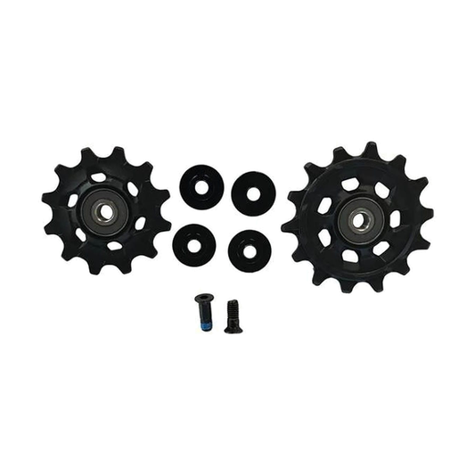 Roldanas de cambio trasero de 12 velocidades SRAM GX (x2) #11.7518.089.000 — pieza sobre fondo blanco