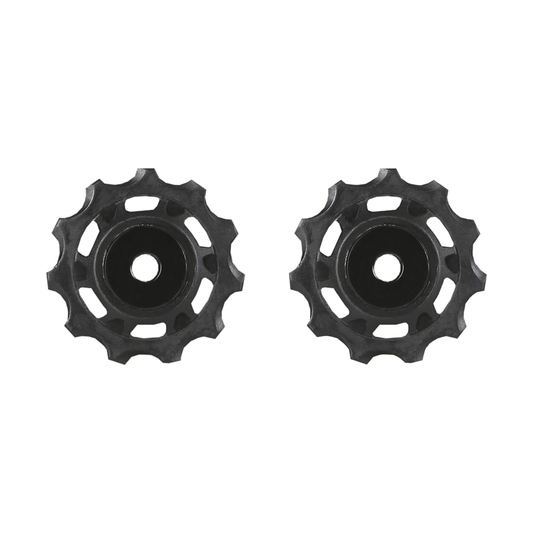 Roldanas de cambio trasero de 9/10 velocidades SRAM X9/X7 2010-2011 (x2) — pieza sobre fondo blanco