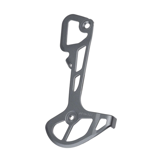 Pata interior larga de cambio trasero SHIMANO SLX RD-7100-SGS — pieza sobre fondo blanco
