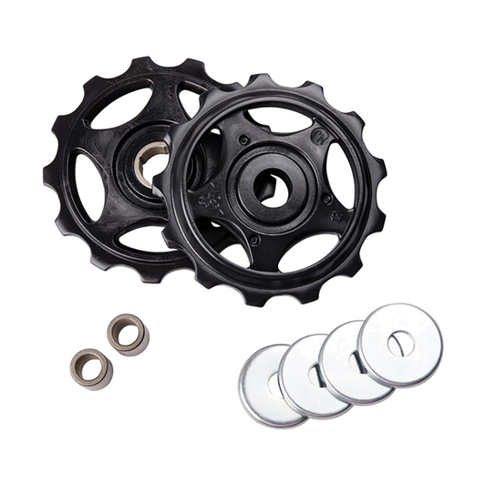 Roldanas de cambio trasero de 7/8 velocidades SHIMANO ALIVIO RD-M410 #Y5VP98050 — pieza sobre fondo blanco