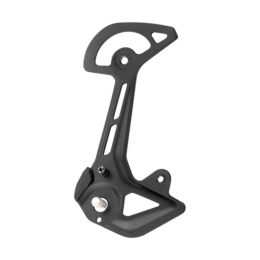 Pata exterior larga de cambio trasero SHIMANO SLX RD-M7100 SGS — pieza sobre fondo blanco