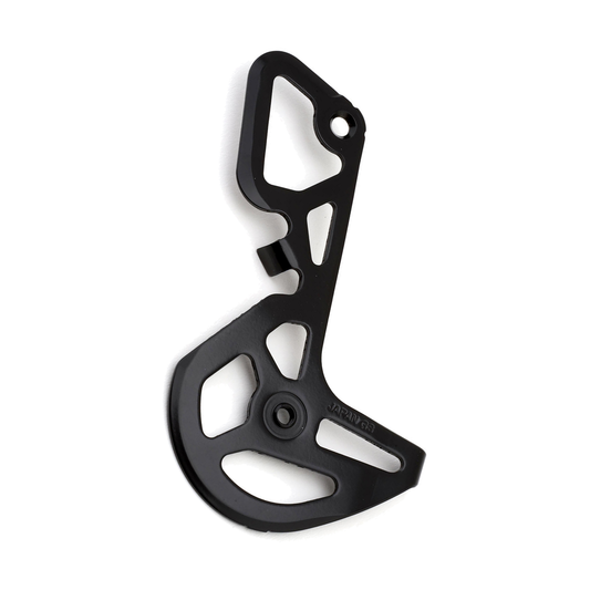 Pata interior de cambio trasero SHIMANO GS RD-M8100/RX822 — pieza sobre fondo blanco