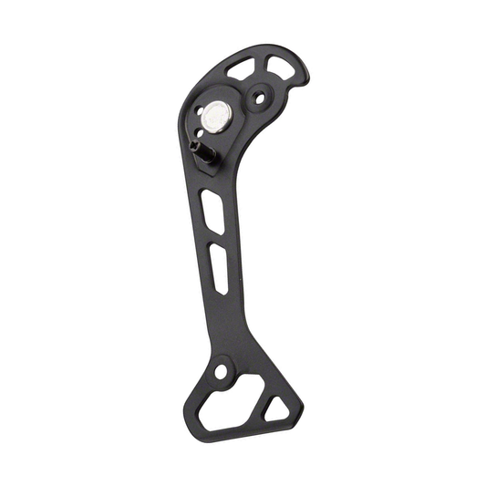 Pata exterior larga para cambio trasero SHIMANO XT M8000 SGS — pieza sobre fondo blanco
