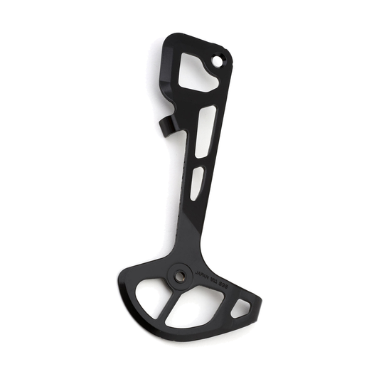 Pata interior larga para cambio trasero SHIMANO XT RD-M8120-SGS — pieza sobre fondo blanco