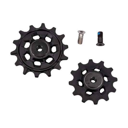 Par de roldanas de cambio SRAM GX Eagle AXS #11.7518.103.000 — pieza sobre fondo blanco