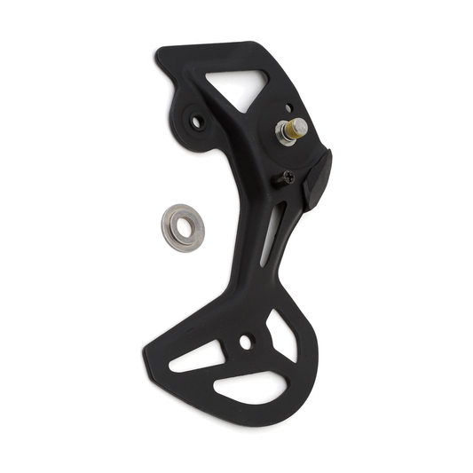 Pata exterior de cambio trasero SHIMANO GS RD-M8100RX822 — pieza sobre fondo blanco