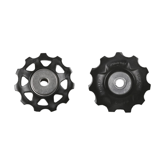 Roldanas de cambio trasero de 9/10 velocidades SHIMANO XTR — pieza sobre fondo blanco
