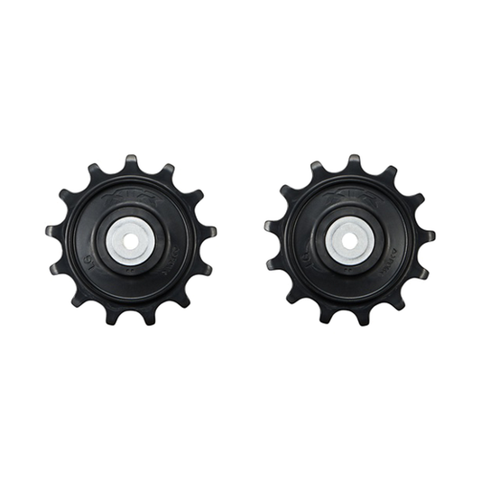 Roldanas de cambio trasero SHIMANO XTR DI2 RD-M9260 de 11 velocidades — pieza sobre fondo blanco