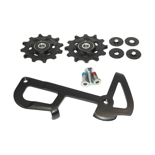 Kit de placa interior y roldanas para cambios traseros SRAM X01 / X1 de 11 velocidades — pieza sobre fondo blanco
