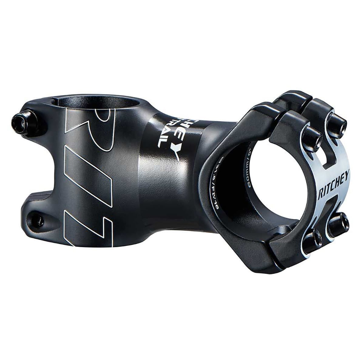 Potencia RITCHEY WCS TRAIL negra — vista principal sobre fondo blanco