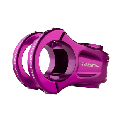 Potencia BURGTEC ENDURO MK3 violeta — vista principal sobre fondo blanco