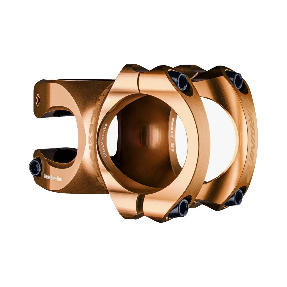 Potencia RACE FACE TURBINE R 35 color bronce KashMoney — vista principal sobre fondo blanco