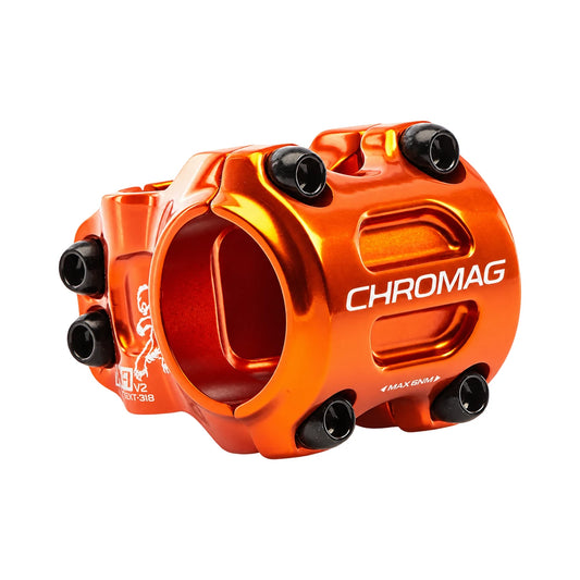 Potencia CHROMAG HIFI V2 0° naranja — vista principal sobre fondo blanco