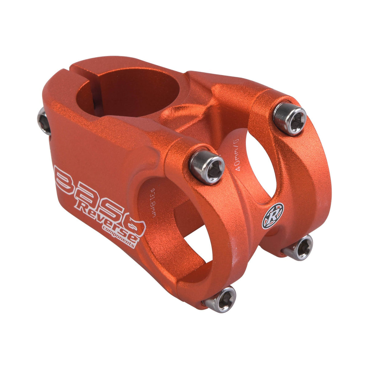 Potencia REVERSE COMPONENTS BASE naranja — vista principal sobre fondo blanco