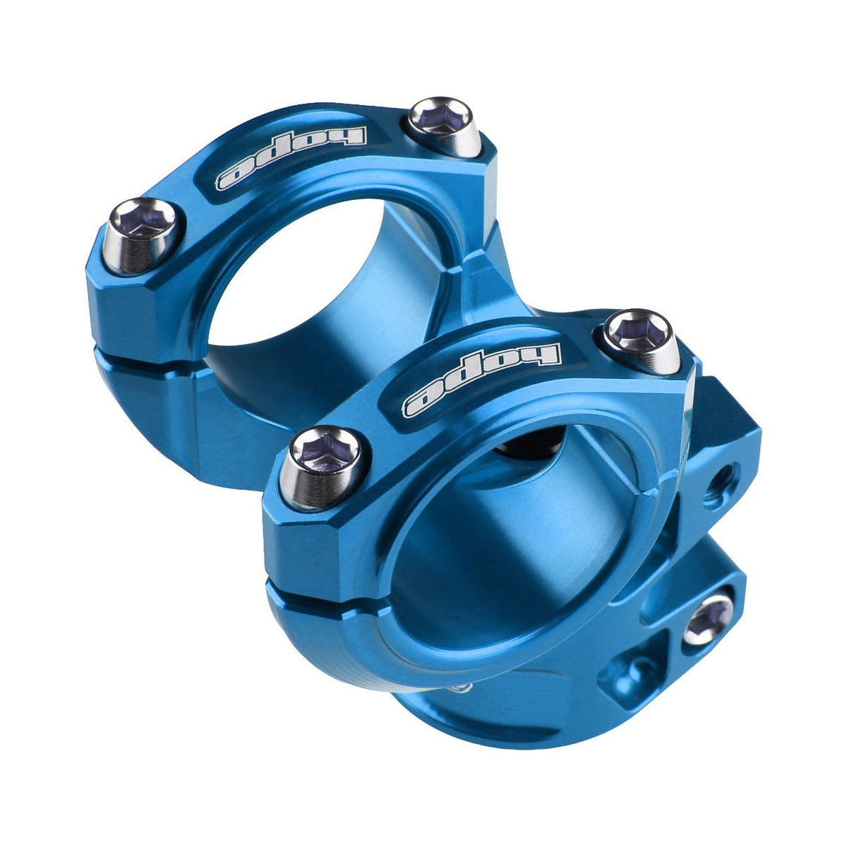 Potencia HOPE GRAVITY 20 mm azul — vista principal sobre fondo blanco