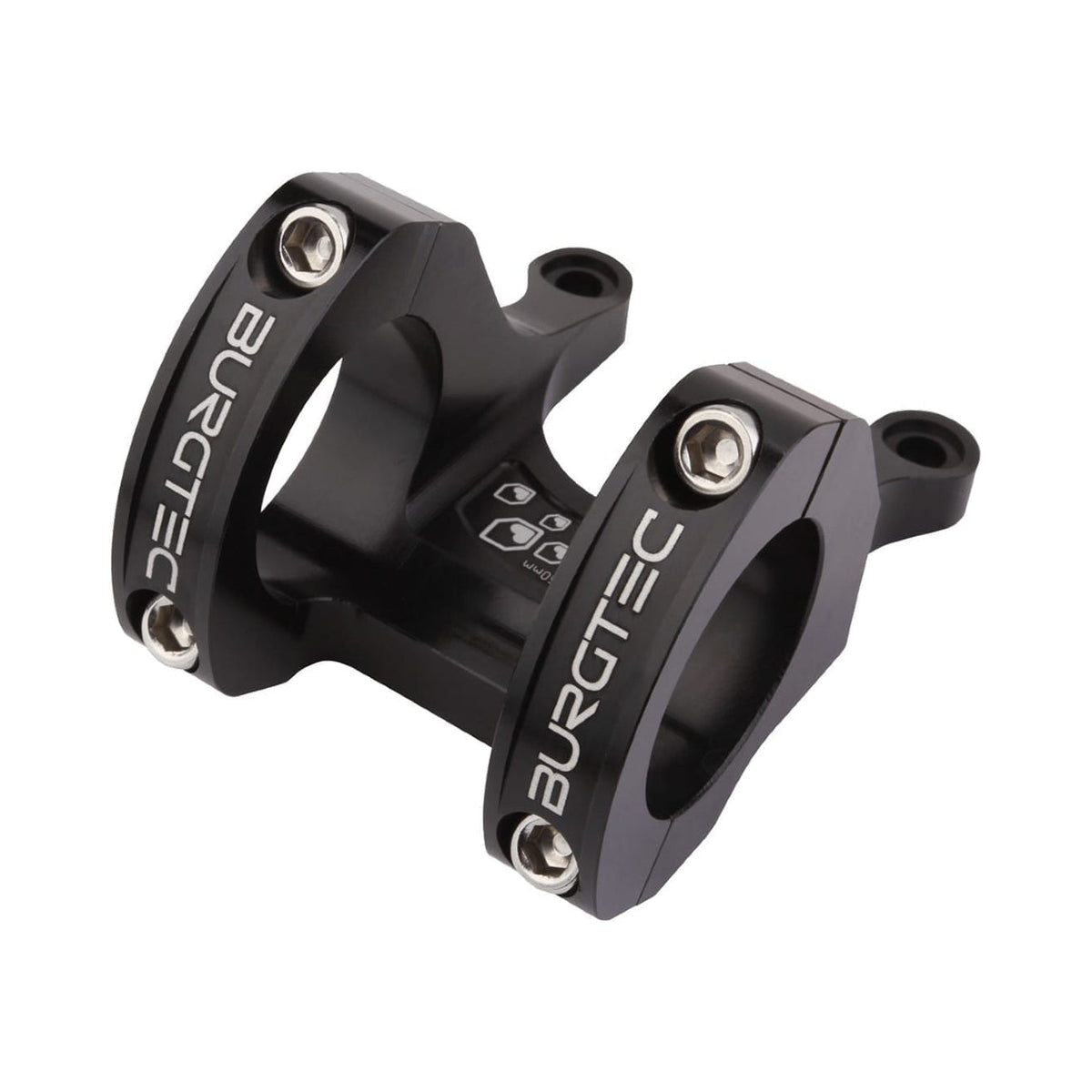 Potencia BURGTEC Direct Mount MK3 negra — vista principal sobre fondo blanco