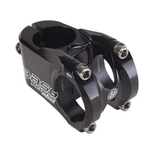 Potencia REVERSE COMPONENTS BASE negra brillante — vista principal sobre fondo blanco