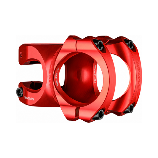 Potencia RACE FACE TURBINE R 35 roja — vista principal sobre fondo blanco