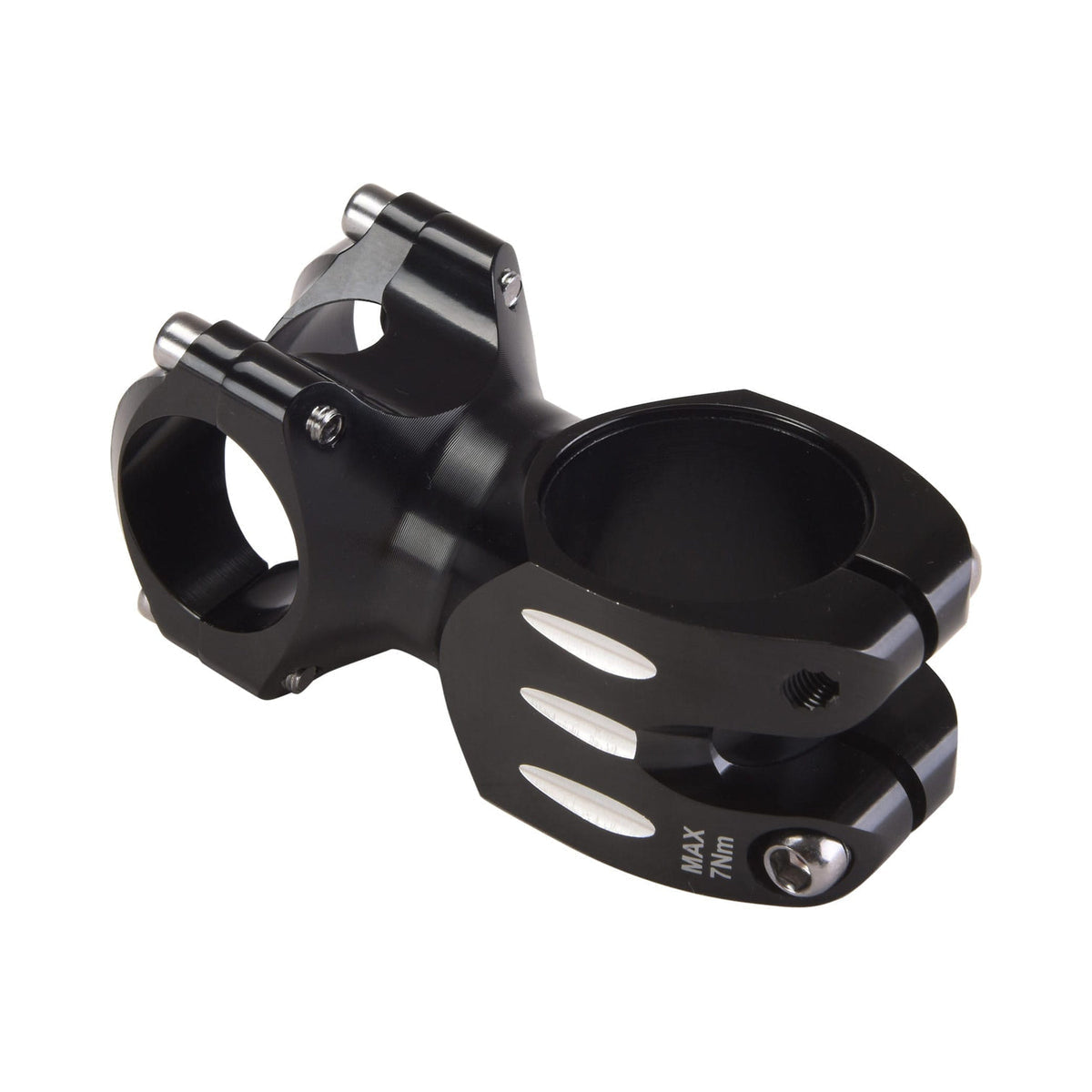 Potencia REVERSE COMPONENTS S-TRAIL CANNONDALE 8° negra — vista principal sobre fondo blanco