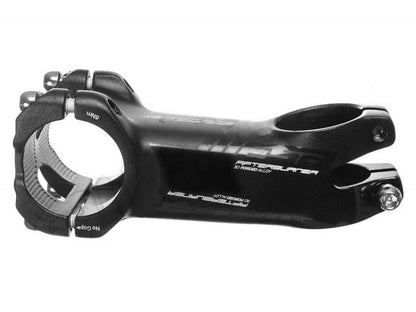 Potencia FSA AFTERBURNER de aluminio -12° negra — vista lateral izquierda
