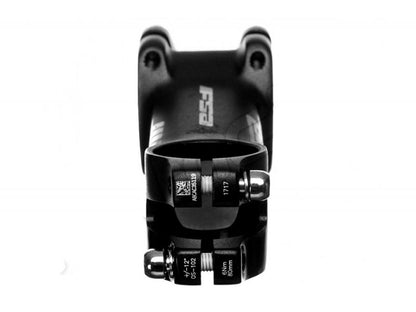 Potencia FSA AFTERBURNER de aluminio -12° negra — vista superior