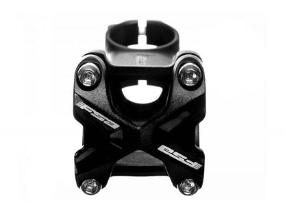 Potencia FSA AFTERBURNER de aluminio -12° negra — vista frontal