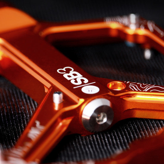 SB3 SPECTRUM Pedales planos naranja