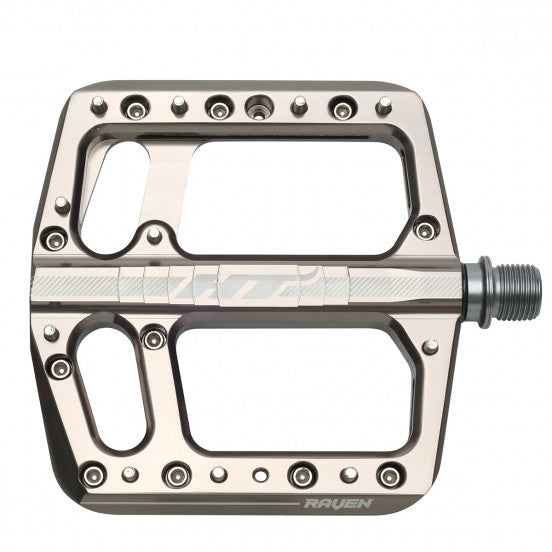 HT COMPONENTS RAVEN 12 AÑOS Pedales Planos Gris