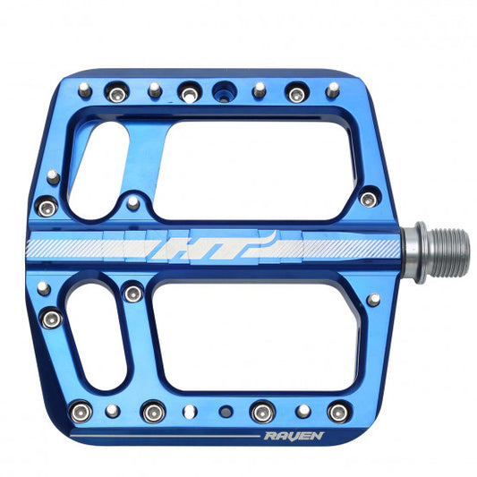 HT COMPONENTS RAVEN 12 Pedales Planos Azules