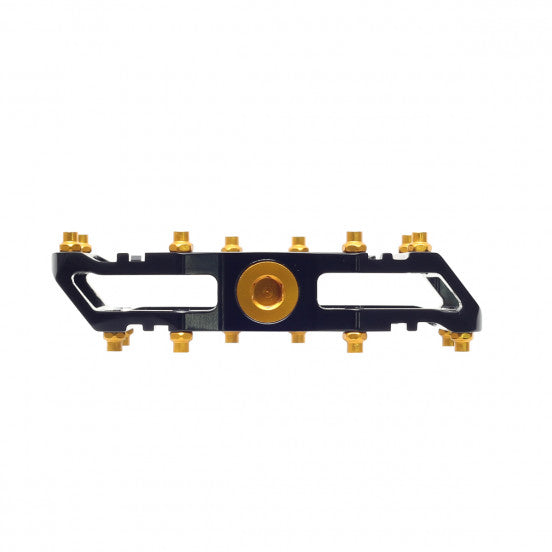 HT COMPONENTS AR09T Pedales Planos Titanio Negro