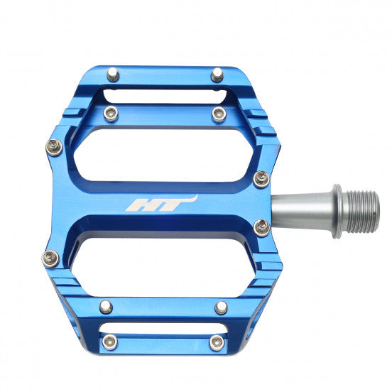 HT COMPONENTS AR09SX Pedales Planos BMX Azul Marino
