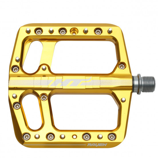 Pedales Planos HT COMPONENTS RAVEN ANS 12 Gold