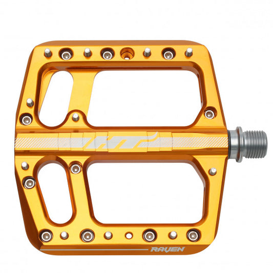 Pedales planos HT COMPONENTS ANS 12 Naranja