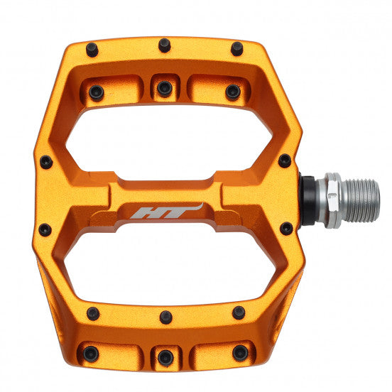 HT COMPONENTS SPIDER AF03 Pedales planos naranja