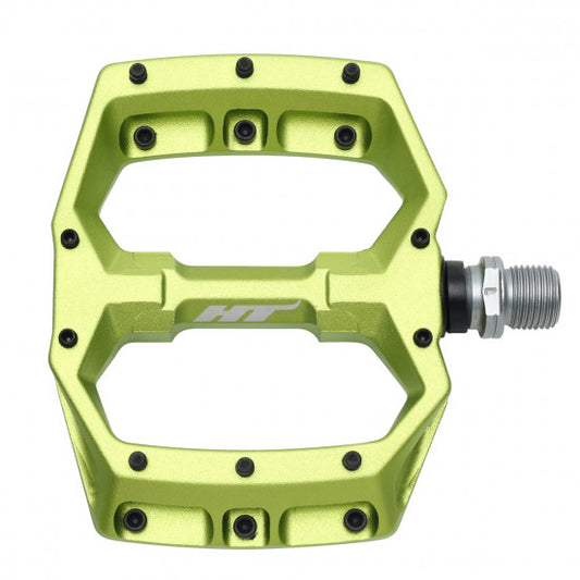 HT COMPONENTS Spider AF03 Pedales planos verdes