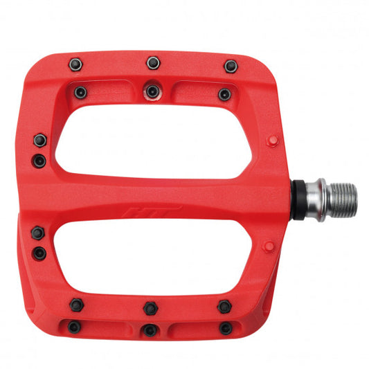 HT COMPONENTS NANO-P Pedales Planos PA03A Rojo