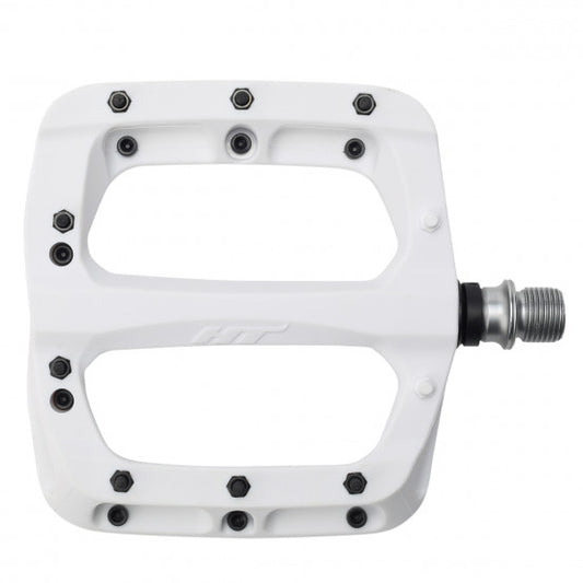 HT COMPONENTS NANO-P Pedales Planos PA03A Blanco