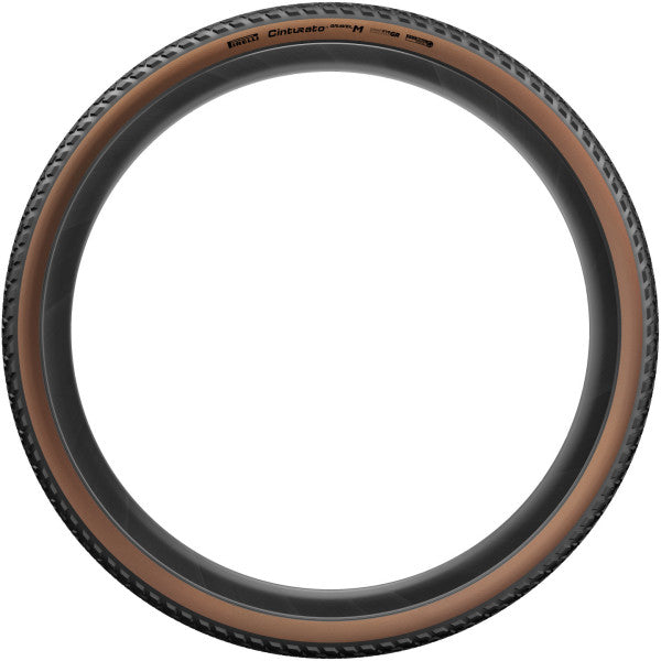 Neumático PIRELLI CINTURATO GRAVEL M High Performance 700c Tubeless Ready, color beige clásico