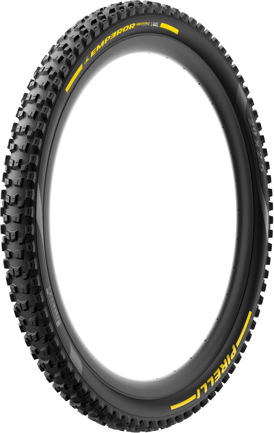 Cubierta PIRELLI SCORPION EMPEROR 29x2.50 Supersoft DH+Wall Tubeless Ready plegable negro/amarillo Team Edition