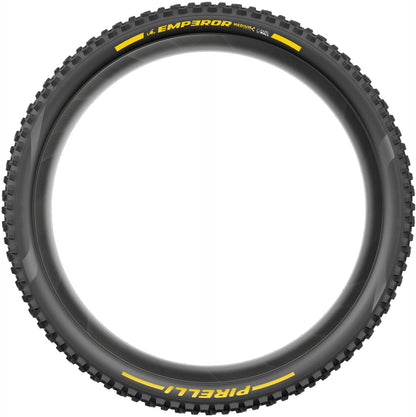 Cubierta PIRELLI SCORPION EMPEROR 29x2.50 Supersoft DH+Wall Tubeless Ready plegable negro/amarillo Team Edition