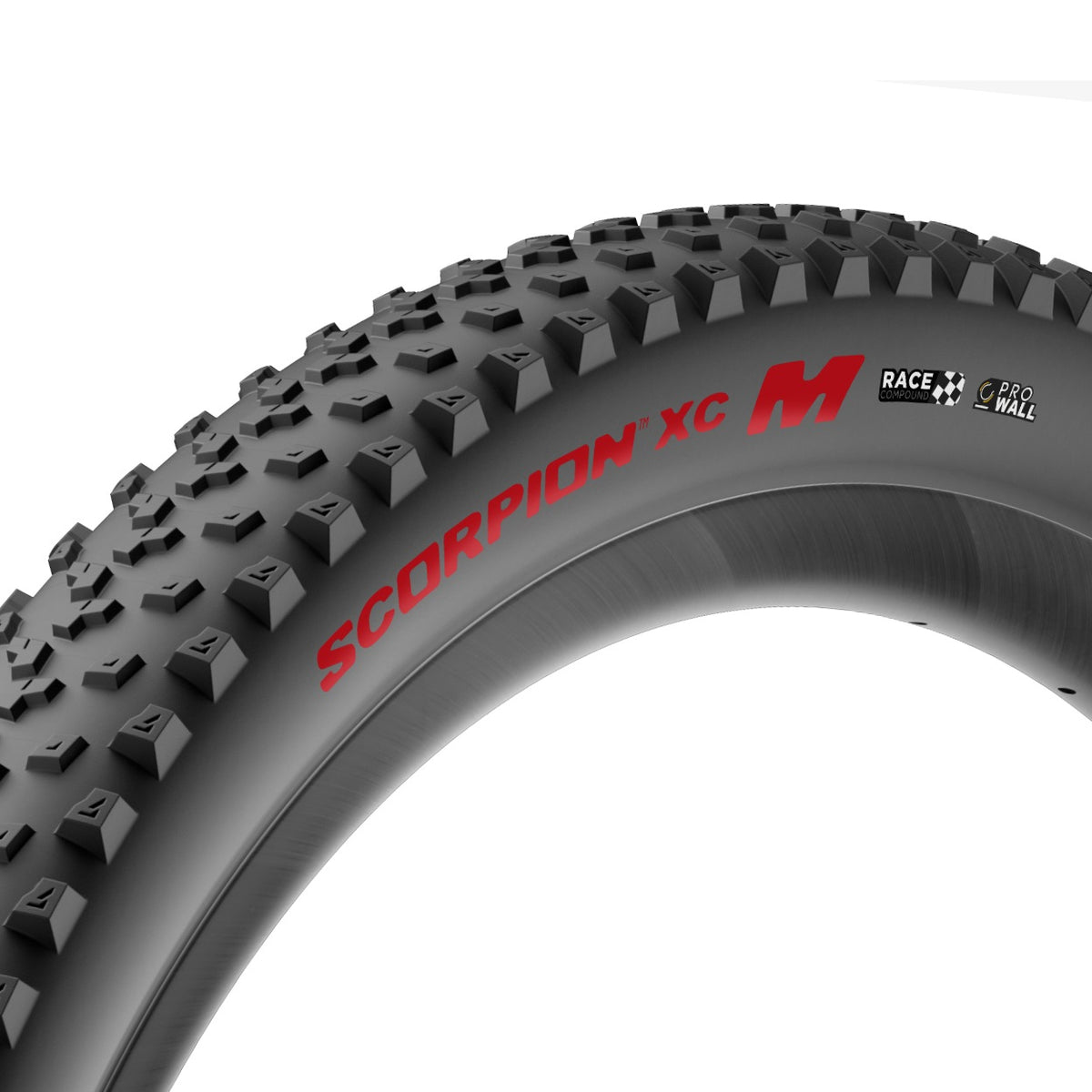Cubierta PIRELLI SCORPION RACE XC M ProWall 29x2.40 Tubeless Ready plegable negro/rojo