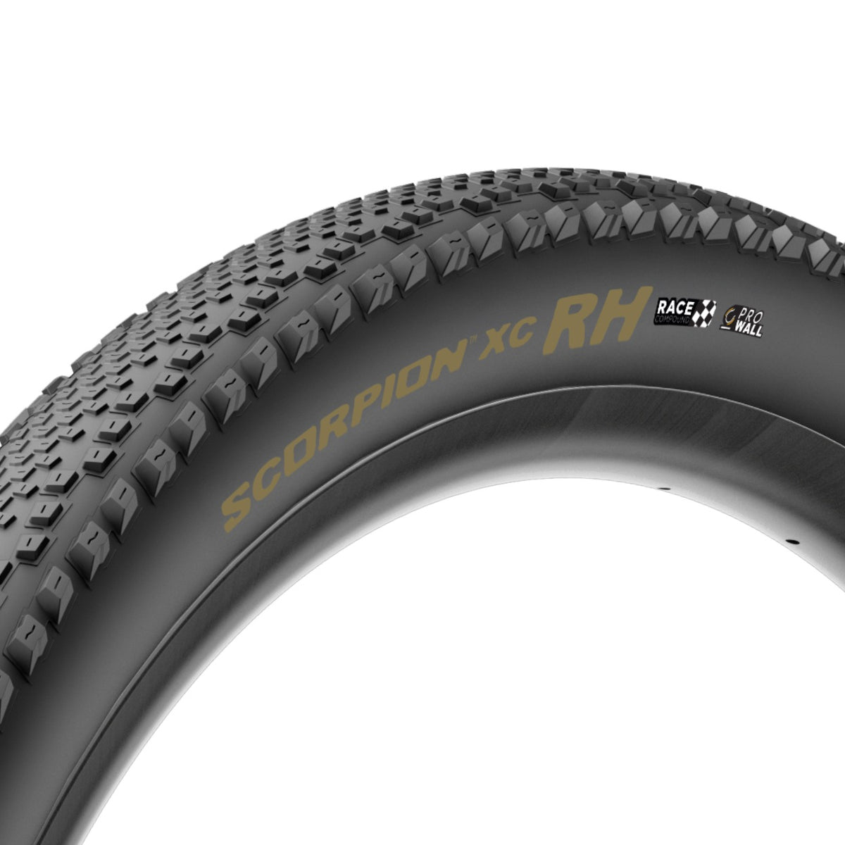 Cubierta PIRELLI SCORPION RACE XC RH ProWall 29x2.40 Tubeless Ready plegable negro/dorado