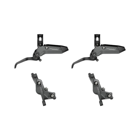 Par de frenos SRAM LEVEL BRONZE STEALTH Gris de 4 pistones
