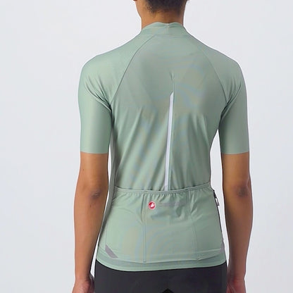 Maillot CASTELLI ENDURANCE W Mujer Mangas Cortas Verde