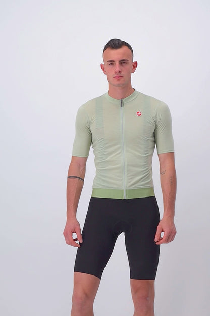 Maillot CASTELLI ESSENZA Mangas Cortas Verde