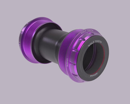 Caja de Pedalier WOLFTOOTH T47 Externa 30mm Ultraviolet Purple