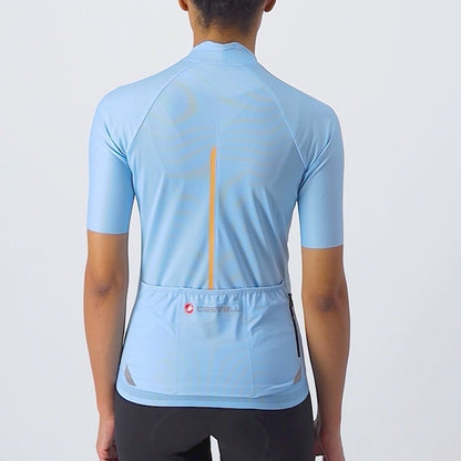 Maillot CASTELLI ENDURANCE W Mujer Mangas Cortas Azul