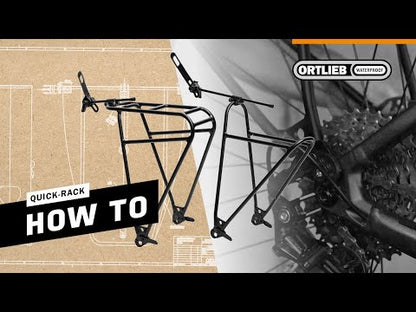 Portaequipajes ORTLIEB QUICK RACK LIGHT Negro