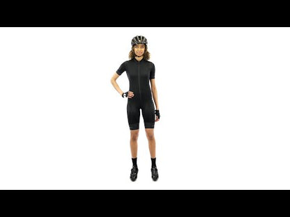 Maillot ENDURA FS260 Mujer Mangas Cortas Negro